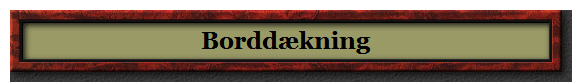 Borddkning