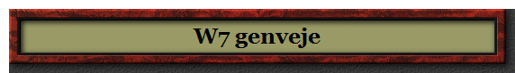 W7 genveje