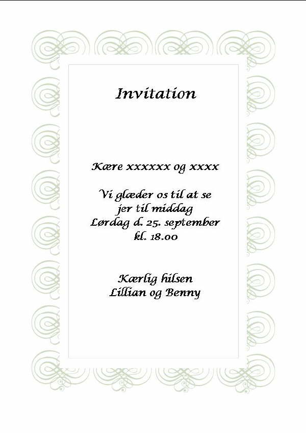 Invitation